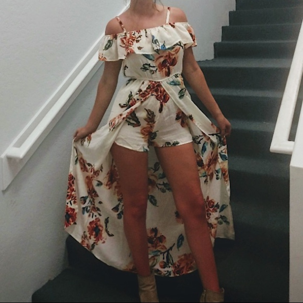 As U Wish Off Shoulder Romper